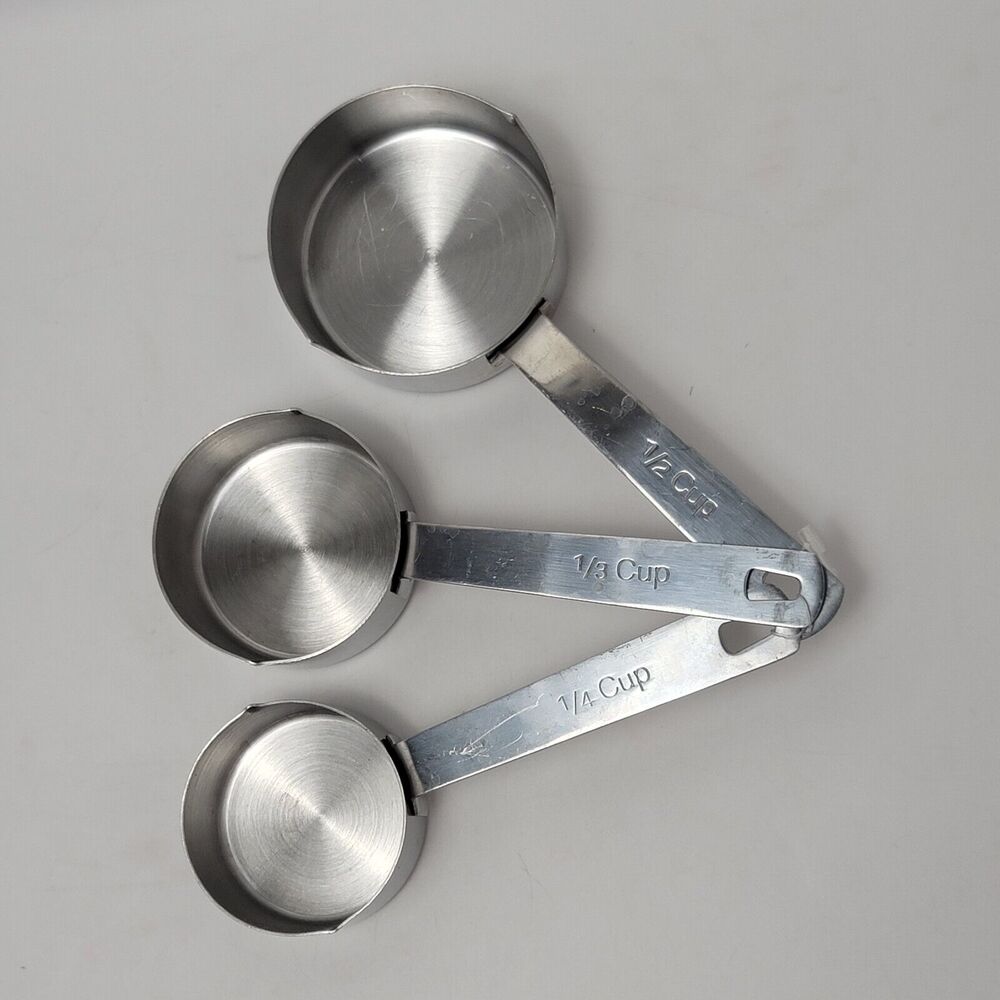 Master Class Stainless Steel Measuring Cups - Set of 3